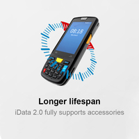 Pantalla capacitiva de grado industrial portátil resistente Android 4G móvil Pda 1d/2d Barcod Ip65 Pda