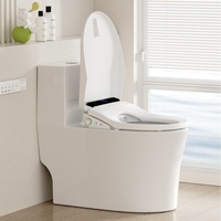Bidet intelligent électronique en forme de U pour toilettes, pression d'eau réglable, lavage arrière, lavage féminin, économie d'énergie, lumière nocturne