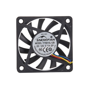 60X60X10Mm 3 전선 60mm 70000 시간 고속 제어 CPU <span class=keywords><strong>Dc</strong></span> 냉각 팬 - Product Image 1