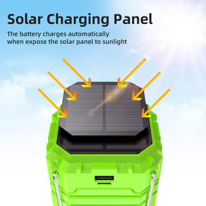 Hàng Mới Về Bộ Sạc Usb Ngoài Trời Sạc Điện Đèn Lồng Điện Tử Sáng Đèn Lồng Cắm Trại Led Cầm Tay Năng Lượng Mặt Trời Cầm Tay - Product Image 2