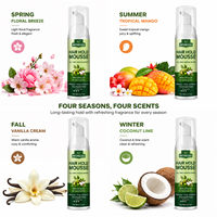 Mousse Coiffante Capillaire aux Herbes Salon, Fixation Forte, Volumisante, Définition des Boucles, Anti-Frisottis, Fini Brillant, Produit de Soin Capillaire OEM