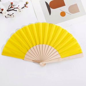 Custom Printed Logo Folding Hand Fan Personalized Wood Paper Classic Home Decoration Business <b>Gift</b> Party Souvenir Painting - Product Image 2