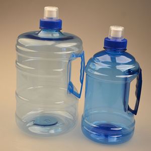 Botella de Agua Deportiva PET de Gran Capacidad con Asa, Jarra para Beber de Boca Ancha a Prueba de Fugas para Gimnasio y Viajes - Product Image 3