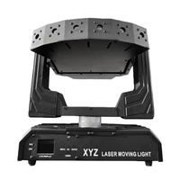 Nouvelle Arrivée 6pcs * 500mw RGB Full Color Laser Line 6 Eyes Laser Fat Beam Array XYZ Moving Head Stage Light pour Dj Disco Night Club
