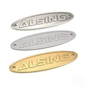 Custom Stainless Steel Aluminum Blank Metal Plate CNC Machined Meeting Stand <b>Name</b> Plate Office <b>Name</b> Plates Self Adhesive Desk - Product Image 1