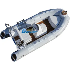 Gather hypalon China 13ft perahu karet mewah rib390BL untuk dijual