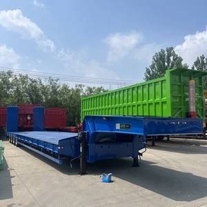 Remolques de Plataforma Plana Fengniao a Precio Económico, Personalizados con 3/4 Ejes, 40 pies, 48 pies, 53 pies, 60 pies, Semirremolque de Plataforma Baja, Shandong, Capacidad de Carga de 1001-2000 kg - Product Image 1