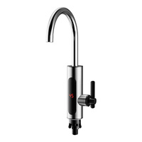 Nouveau robinet électrique à température instantanée à LED, robinet d'eau chaude instantanée, mélangeur d'eau électrique instantané