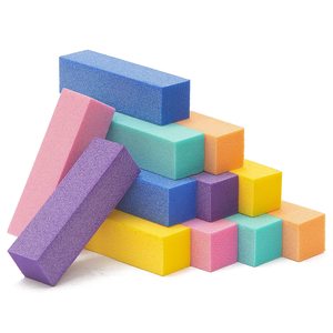 Herramientas de manicura profesional, juego de limas de uñas rectangulares de 7 vías, bloque de pulido y 100/180 de grano - Product Image 2