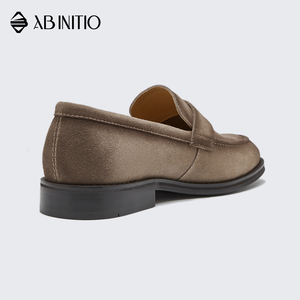 Mocasines de zapatos de vestir formales para hombre de gamuza cómodos planos personalizados de alta calidad OEM - Product Image 4