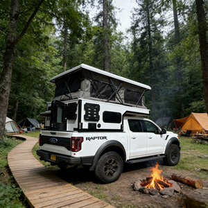 2025 Luxury High Quality 8 Person 650KG <strong>Fiberglass</strong>/Aluminum RV <strong>Truck</strong> <strong>Camper</strong> Mini Caravan Hard <strong>Shell</strong> Overland Expedition 4x4 - Product Image 4