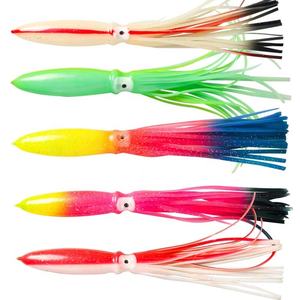 Esche Luminose in Gomma a Forma di <span class=keywords><strong>Calamaro</strong></span> 32g, Esche Morbide in <span class=keywords><strong>Silicone</strong></span> per Polpo, Esche per Traina a Forma di <span class=keywords><strong>Calamaro</strong></span> - Product Image 2