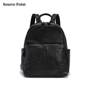 Đơn giản Rau rám nắng Da Ba lô cho phụ nữ sang trọng thương hiệu tùy chỉnh cắt dán sinh viên màu rắn trở lại gói - Product Image 1