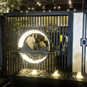 en forme de rectangle LED Décoration murale Support lumineux en papier acrylique et aluminium pour l'ornementation du jardin - Product Image 5