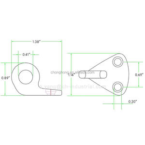 Crochet de fixation pour pare-battage de bateau à voile, crochet mural extérieur en acier inoxydable, crochet de suspension marin, crochet à œillet - Product Image 2