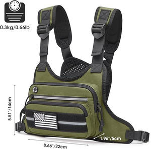 Muestra Gratuita de Bolso Táctico Retro para Mujer con Correa de Hombro, Bolso de Hombro Multifuncional de PU para Exteriores, Bolso de Moda - Product Image 1