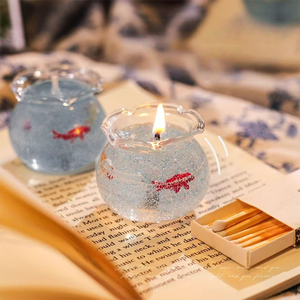 Bougie parfumée en forme de <span class=keywords><strong>poisson</strong></span> <span class=keywords><strong>rouge</strong></span>, boîte cadeau de luxe de niche, vente en gros, décoration bohème pour la maison, cadeau surprise pour un anniversaire de meilleure amie - Product Image 5