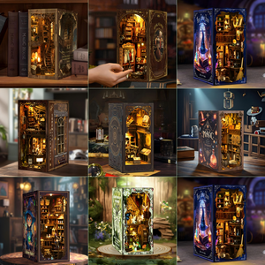 Mistero fatto a mano libreria inserto libro angolo Kit 3d con squisita scatola di carta nuovo stile educativo di alta qualità - Product Image 5