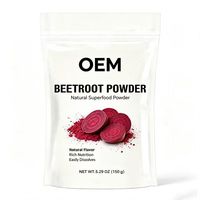 Poudre de Betterave Superaliment Naturel 150g 5.29oz Riche en Nutriments Facile à Dissoudre