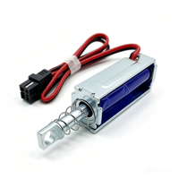 Serrure solénoïde électromagnétique push-pull DC12V 2A, course 5mm, performance stable, pour distributeur automatique