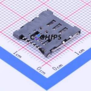SMC-216 SIM Card Connector SMD Connector Flip Cover Type Micro SIM Card Card Holder 1.8mm - Product Image 2