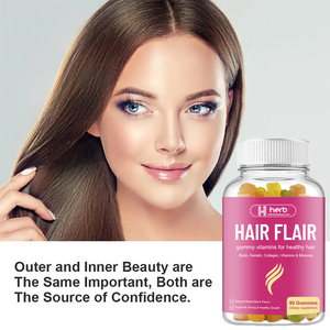 OEM /ODM Private Label Organic <b>Hair</b> <b>Gummies</b> Sugar Free Good Good for <b>Hair</b> Health Support - Product Image 2