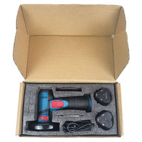 Meuleuse d'angle sans fil industrielle portable, sans balais, interrupteur à gâchette, batterie au lithium rechargeable, mini meuleuse de 125 mm