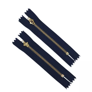 Vente en gros 3 # fermeture à glissière automatique fermeture à glissière en laiton de haute qualité fermeture à glissière Logo personnalisé métal <span class=keywords><strong>4</strong></span> # fermeture à glissière pantalon pour jean - Product Image 2