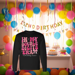 T-shirt à manches longues avec nœud Coquette, version 10e anniversaire, In My Double Digits Era - Product Image 3