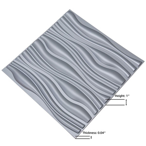 Style moderne Intérieur Lambris Intérieur Décoration Murale Étanche 3D PVC Papier Peint Panneau <span class=keywords><strong>Mural</strong></span> - Product Image 6