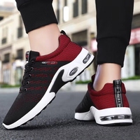 Nouvelles Chaussures de Basketball Respirantes à Lacets avec Tige en Maille, Antidérapantes, à Semelle Épaisse et Souple, pour Hommes et Étudiants, Idéales pour le Sport en Extérieur Printemps-Automne
