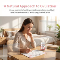 Capsules Qbioflex pour le soin des ovaires chez la femme, pour l'équilibre hormonal et la santé reproductive féminine