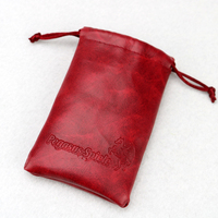 Pochette à dés en similicuir PU indispensable pour les joueurs - Sac de rangement à cordon pour 3 à 5 jeux de dés D&D, emballage personnalisé pour bijoux