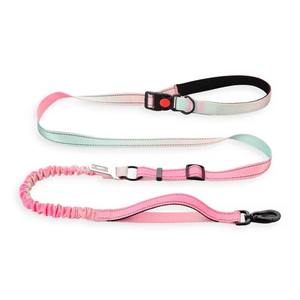 Laisse Rétractable Élastique Anti-Nœuds 360° de 200 cm, Couleur Rose Dégradé, Taille Ajustable, Longueur Moyenne - Product Image 2