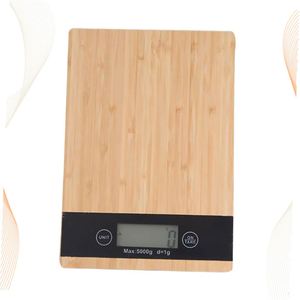 Báscula de Cocina Digital de Bambú de 5 kg con Pantalla LCD, Personalizable ODM/OEM, Precisión de 1g, Múltiples Unidades, 1 Año de Garantía - Product Image 4