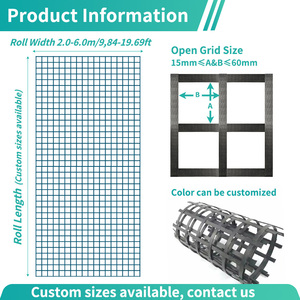 Aangepaste Hoge Treksterkte Uniaxiale Pp Geogrid Voor Dijk Versterking, <span class=keywords><strong>Super</strong></span> Dragende - Product Image 3