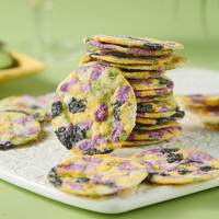 Snacks de Granos con 10 Vegetales, Galleta de Arroz Sabor Pepino Fresco, Bolsa de 108g, Snack Horneado a Baja Temperatura No Frito, Venta al por Mayor
