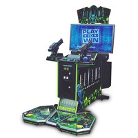 Machine de jeu d'arcade de tir d'écran de frappe de pistolet de simulateur d'extermination d'extraterrestres passionnants à pièces de 55 LCD à vendre