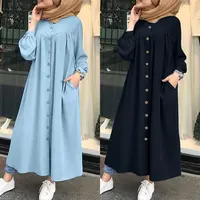 Muslim Dresses for Women, Long Sleeve Shirt Dress
