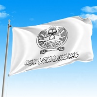 Premium personnalisé 100% Polyester drapeau national afghan 3 * 5ft Afghanistan bannière suspendue drapeau taliban fête nationale événement élection