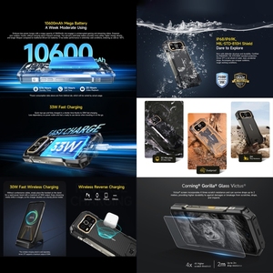 Teléfono Resistente Global <span class=keywords><strong>Ulefone</strong></span> <span class=keywords><strong>Armor</strong></span> 27T, IP68 12GB+256GB 10600mAh, Teléfono Móvil Resistente al Agua, Smartphones Android 4G - Product Image 4