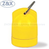 Douille en céramique E27 de haute qualité ZX, support de plafond multicolore à visser, AC 220V, certifiée ENEC/VDE, garantie 1 an, fabriquée en Chine