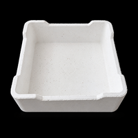 Saggar en mullite haute température pour la cuisson à haute température des poudres