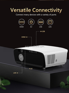 โปรเจคเตอร์โฮมเธียเตอร์ 4K พร้อม Google TV ความสว่าง 15500 ลูเมน โปรเจคเตอร์สำหรับดูหนังกลางแจ้งสำหรับครอบครัวและเล่นเกม (รองรับโฟกัส 4K TOF) - Product Image 6