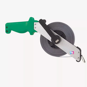 Ruban de mesure de profondeur d'huile en acier blanc de 10m avec crochet magnétique Boîtier ABS double face Graduations métriques et en pouces - Product Image 2