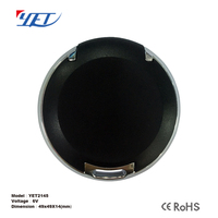 Télécommande clone à quatre boutons Matériau ABS rond Durable