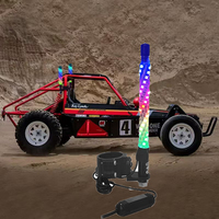 Nouvelles lumières LED RGB en spirale pour mât de drapeau, avec contrôle par application, 2 à 5 pieds, 12V 48W, pour UTV, ATV, tout-terrain, Polaris, camion