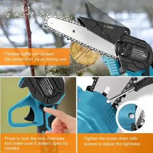 La <span class=keywords><strong>mejor</strong></span> <span class=keywords><strong>mini</strong></span> <span class=keywords><strong>motosierra</strong></span> eléctrica inalámbrica de 6 pulgadas con bloqueo de seguridad, <span class=keywords><strong>mini</strong></span> <span class=keywords><strong>motosierra</strong></span> de mano con <span class=keywords><strong>batería</strong></span> - Product Image 5