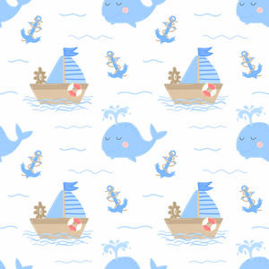 2020 Marine serial Sealife e motivo <span class=keywords><strong>nautico</strong></span> stampato semplice pelle di pesca per scarpe Casquette Shorts da spiaggia - Product Image 5