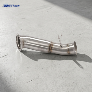 Kit de tuyau d'échappement en acier inoxydable 304 pour BMW F87 M2 F10 535i F22 M235i N55 3.0T, échappement haute performance avec bouclier thermique - Product Image 6